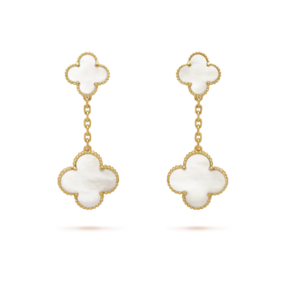 Magic Alhambra earrings, 2 patterns